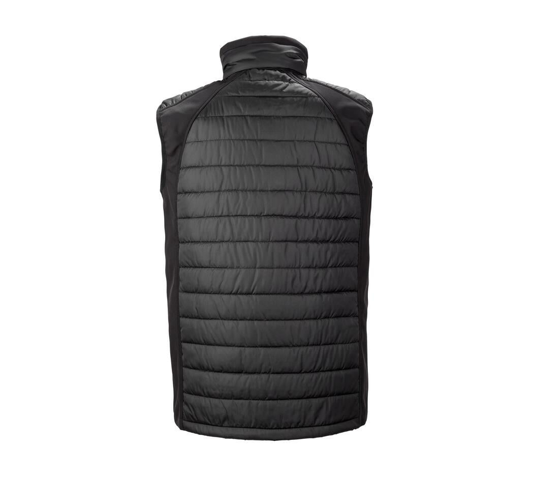 Result Black Compass Padded Softshell Gilet