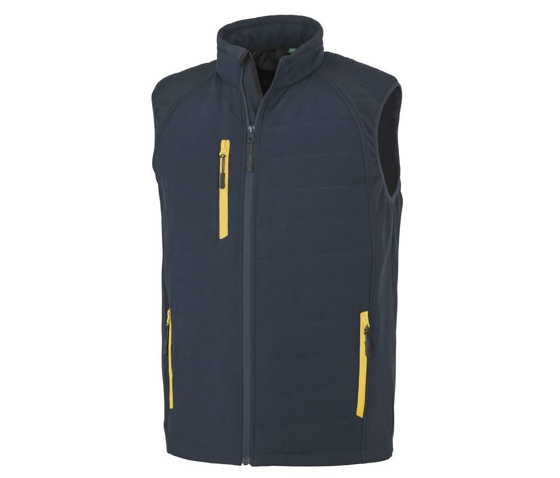 Result Black Compass Padded Softshell Gilet