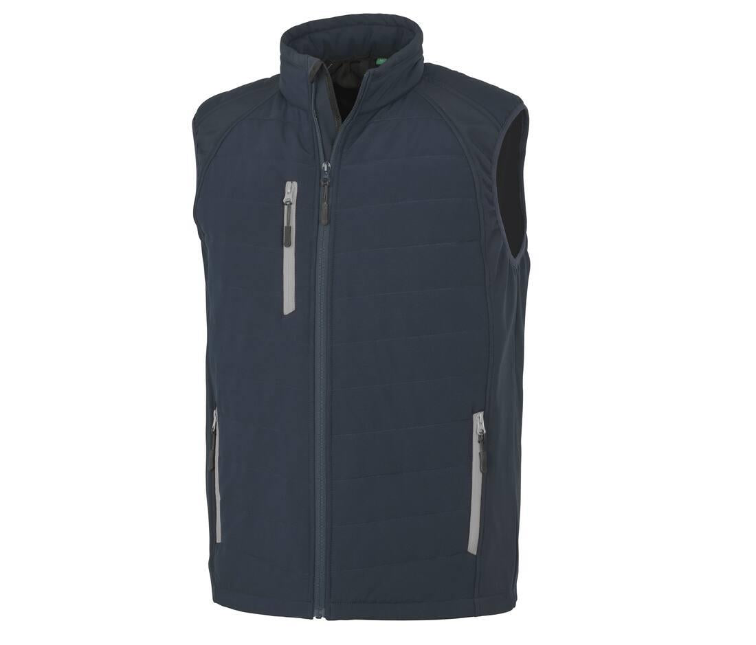 Result Black Compass Padded Softshell Gilet