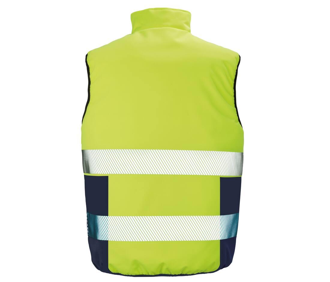 Result Reversible Soft Padded Safety Gilet