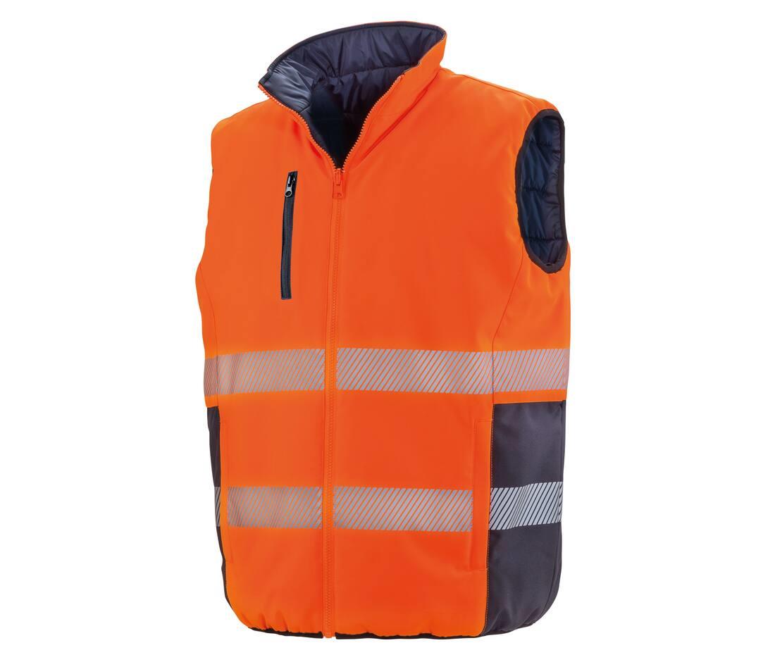Result Reversible Soft Padded Safety Gilet