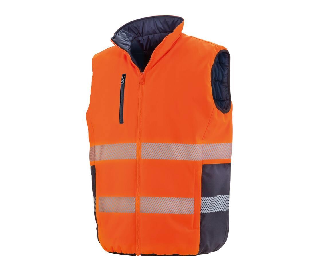 Result Reversible Soft Padded Safety Gilet