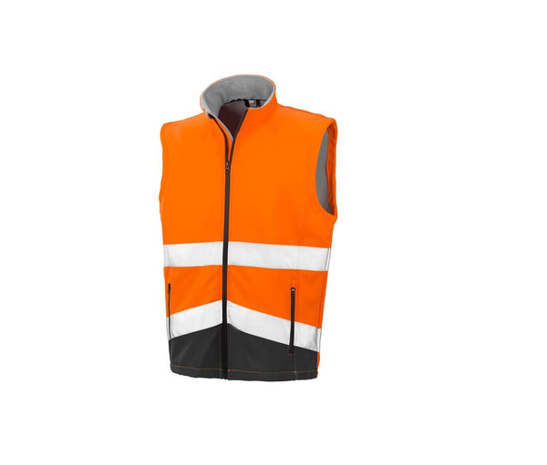 Result Printable Safety Softshell Gilet
