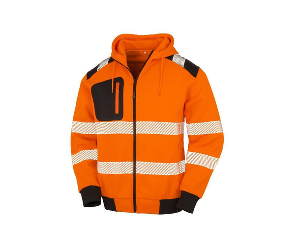 Result Recycled Robust Zipped Safety Hoodie