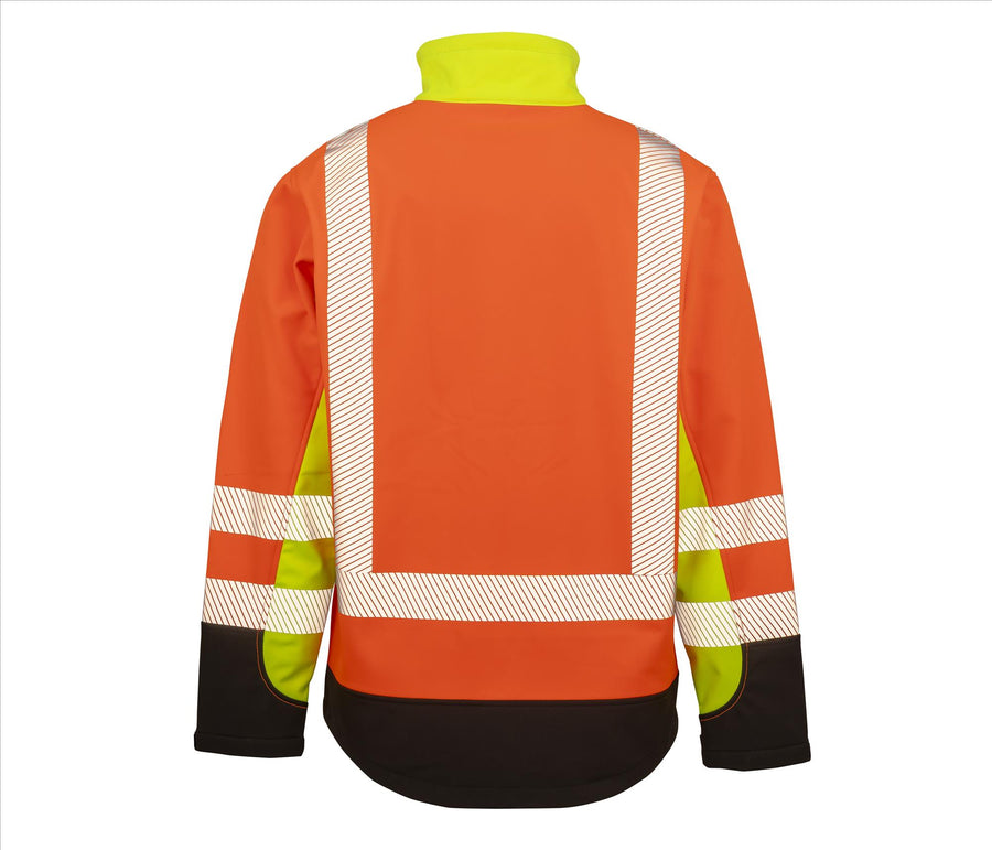 Recycled 3-layer Printable 3-tone Safety Softshell