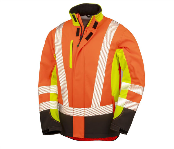 Result Recycled 3-layer Printable 3-tone Safety Softshell