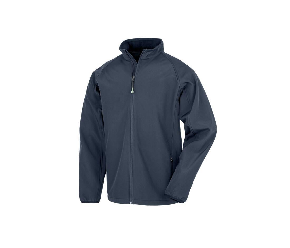 Result Mens Recycled 2-layer Printable Softshell Jacket