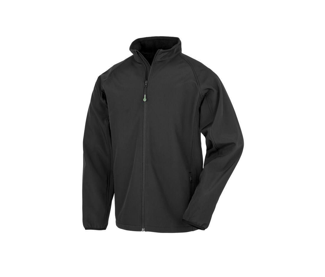 Result Mens Recycled 2-layer Printable Softshell Jacket