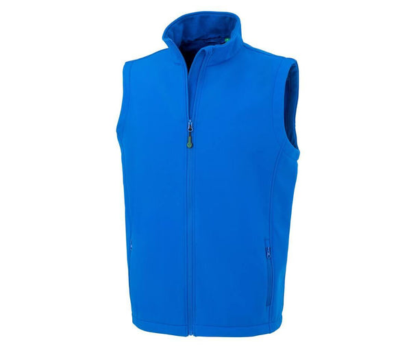 Result Mens Recycled 2-layer Printable Softshell Bodywarmer