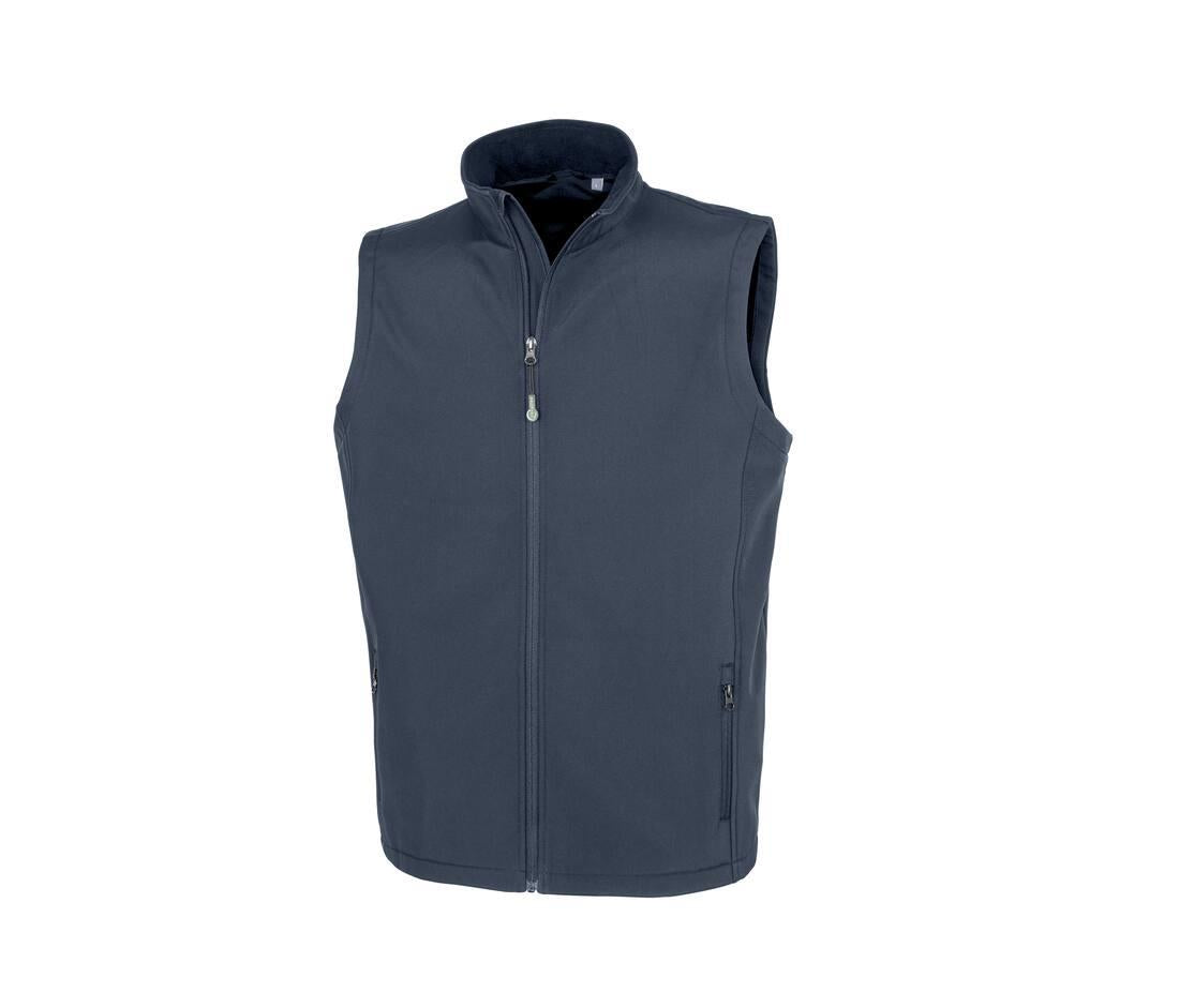 Result Mens Recycled 2-layer Printable Softshell Bodywarmer