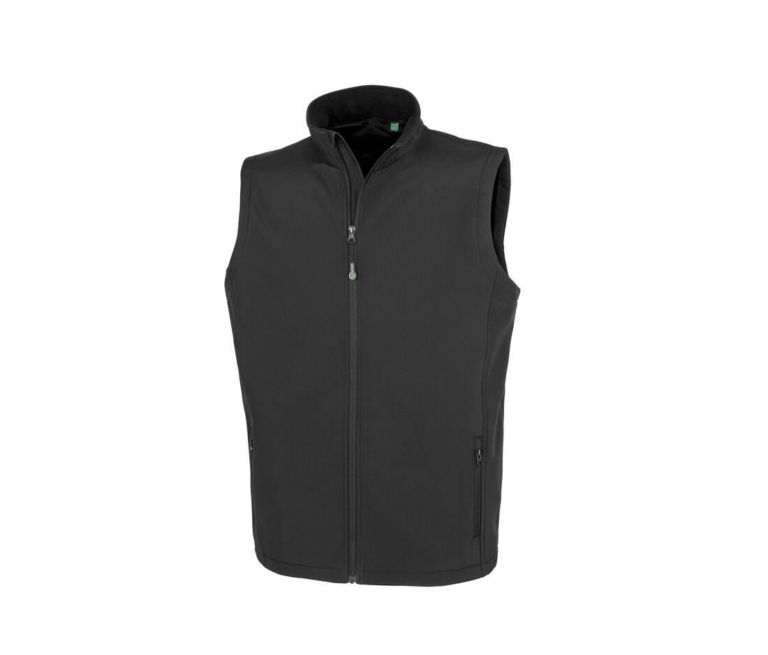 Result Mens Recycled 2-layer Printable Softshell Bodywarmer