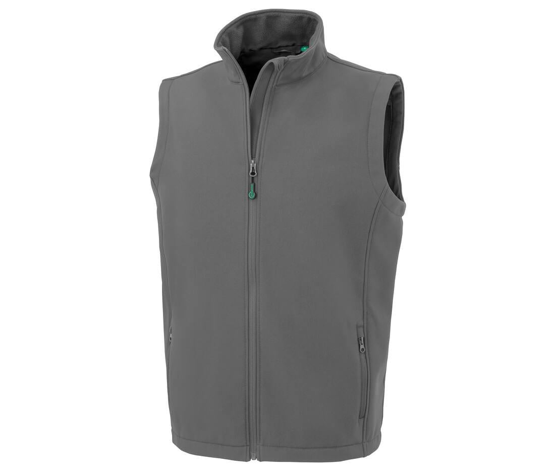 Result Mens Recycled 2-layer Printable Softshell Bodywarmer