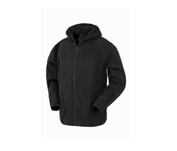 Result Hooded Recycled Microfleece Jacket