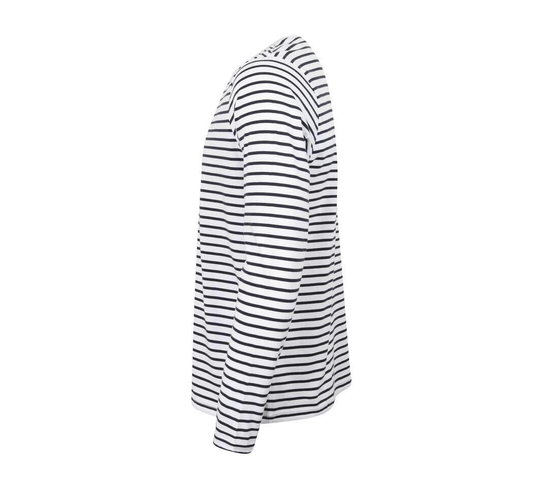 Skinnifit Men Unisex Long Sleeved Striped T