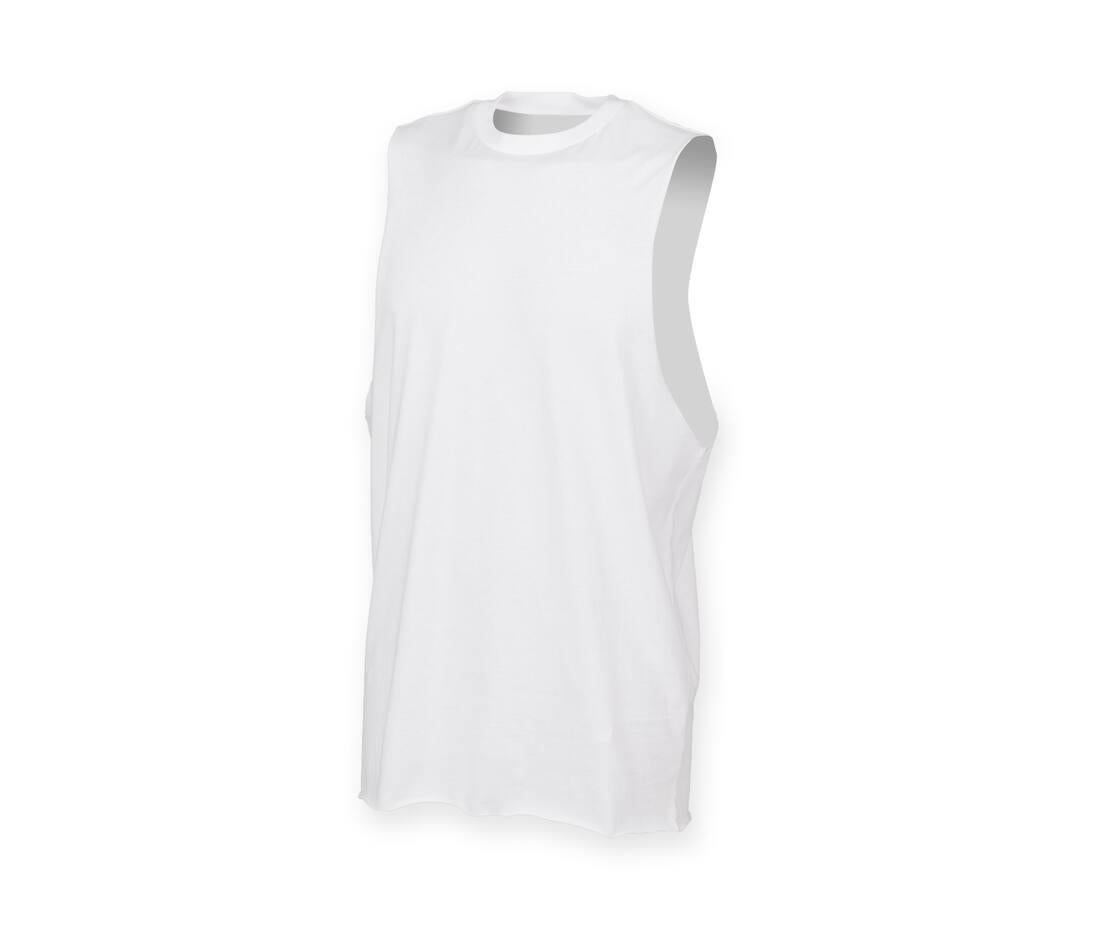 Skinnifit Men Men’s High Neck Slash Armhole Vest