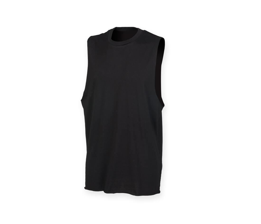Skinnifit Men Men’s High Neck Slash Armhole Vest