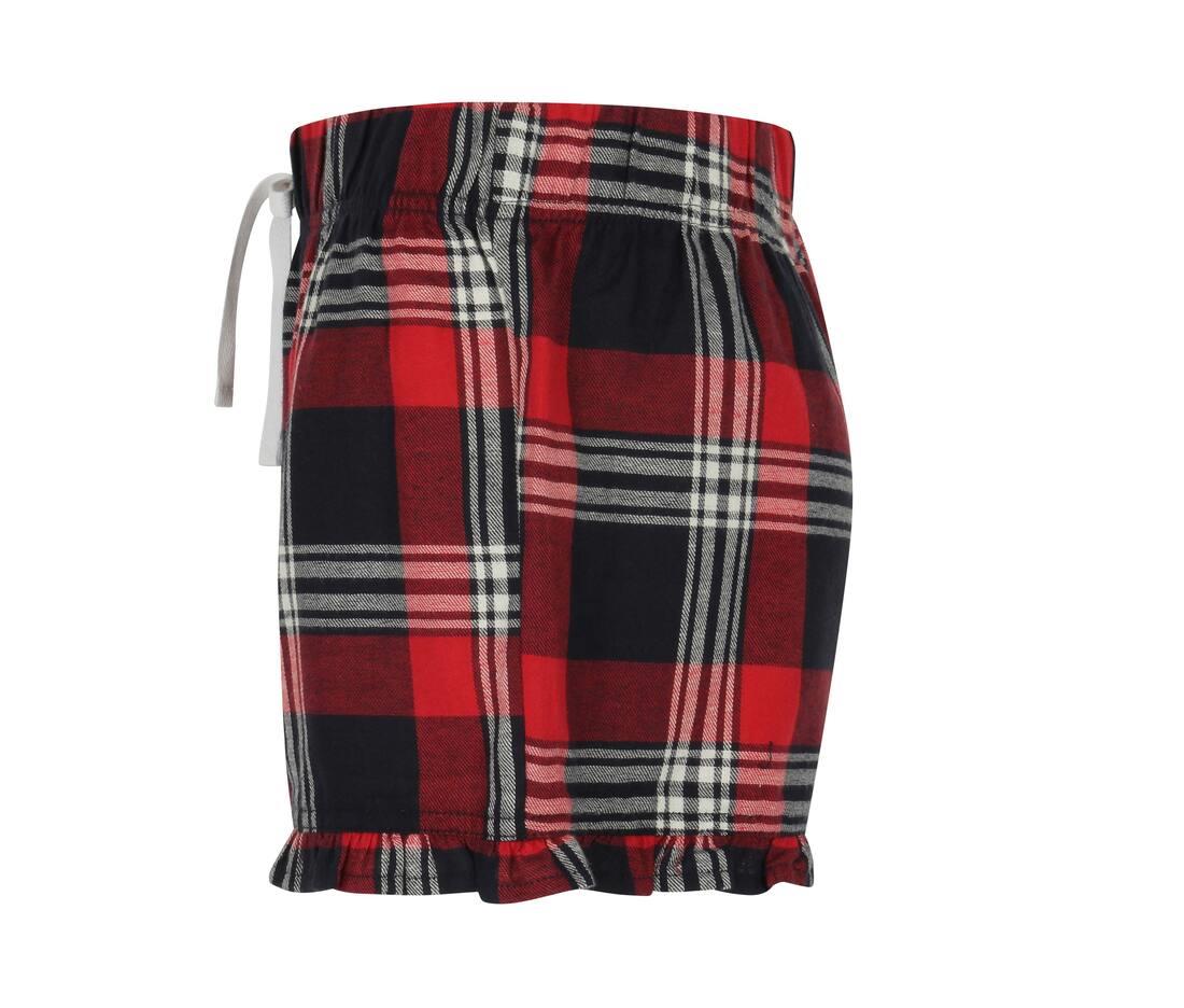 Skinnifit Women Ladies Tartan Shorts