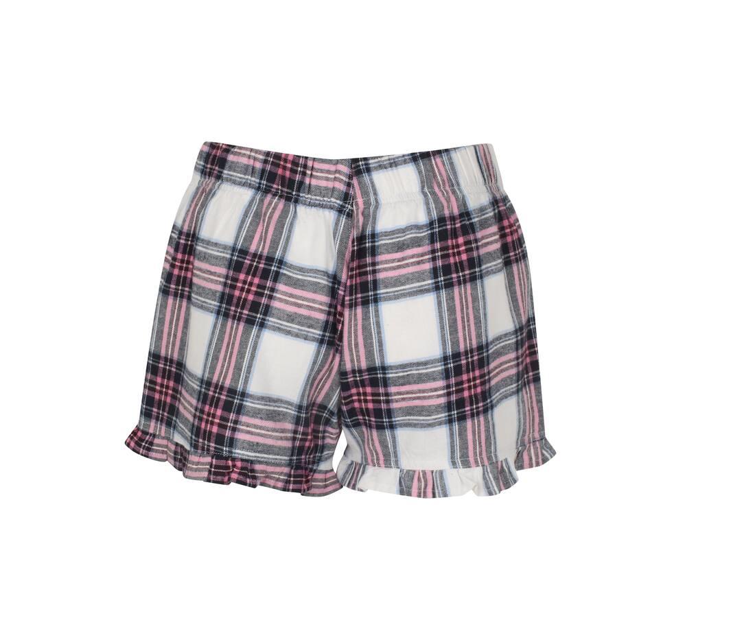 Skinnifit Women Ladies Tartan Shorts