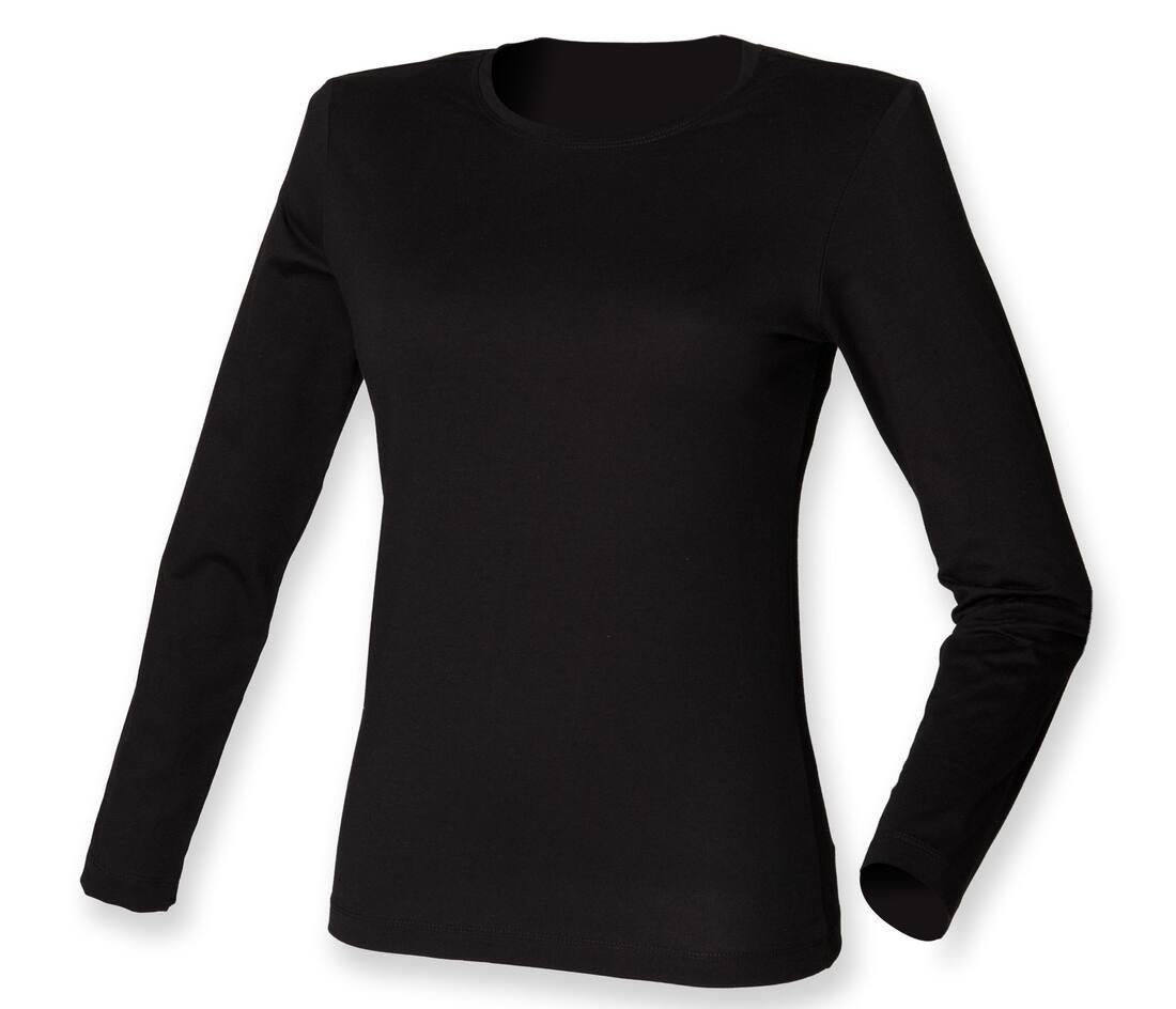 Skinnifit Women Ladies Feel Good Long Sleeved Stretch T