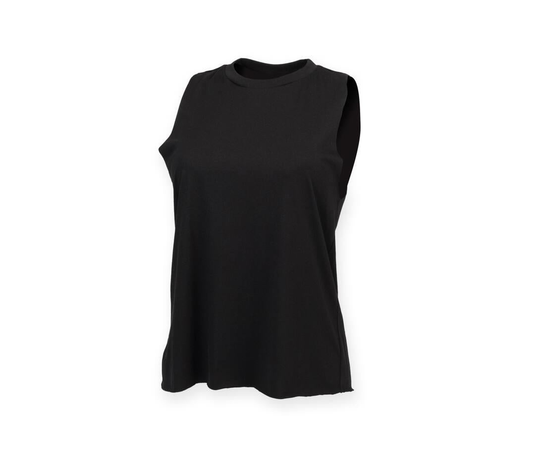 Skinnifit Women Women’s High Neck Slash Armhole Vest