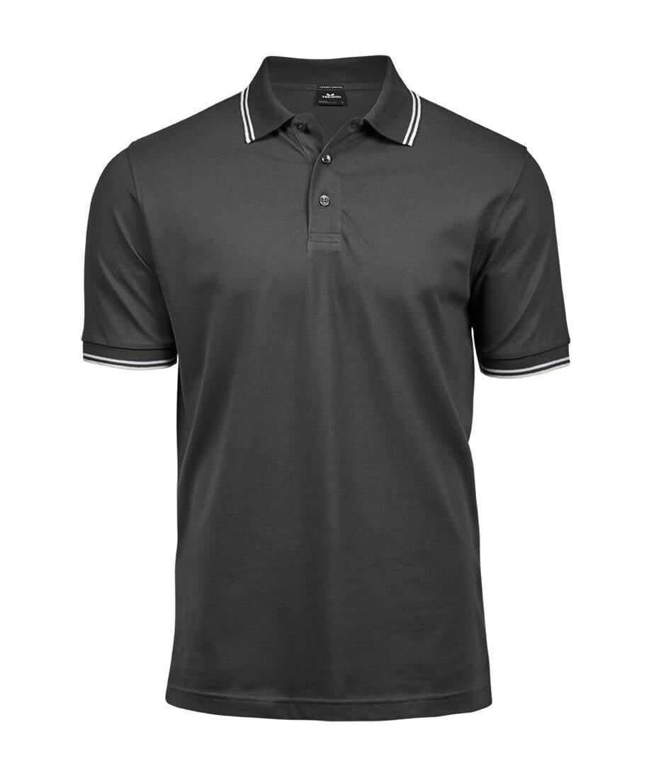 Tee Jays Luxury Stripe Stretch Polo