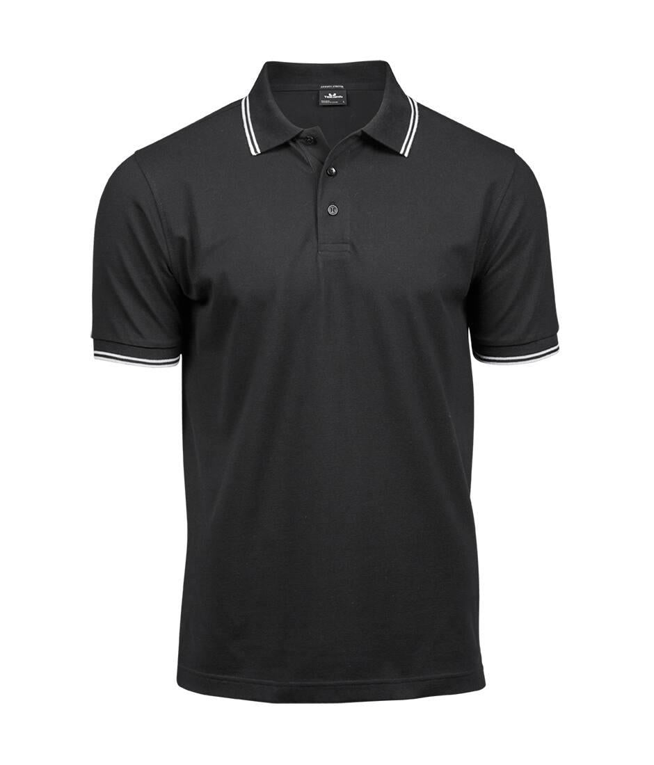 Tee Jays Luxury Stripe Stretch Polo