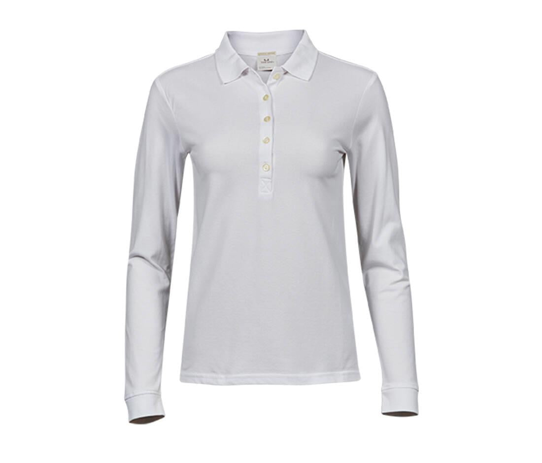 Tee Jays Ladies Luxury Stretch Long Sleeve Polo