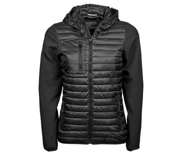 Tee Jays Womens Hooded Crossover Jacket