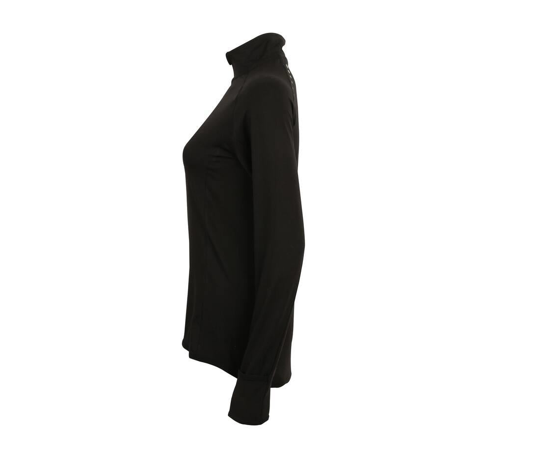 Tombo Ladies' Long Sleeved 1/4 Zip Top