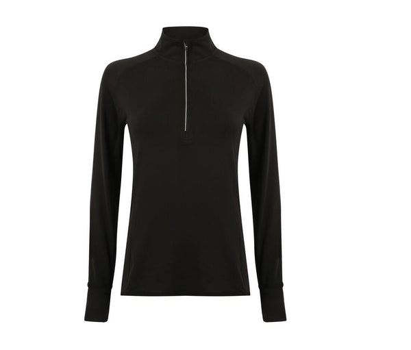 Tombo Ladies' Long Sleeved 1/4 Zip Top