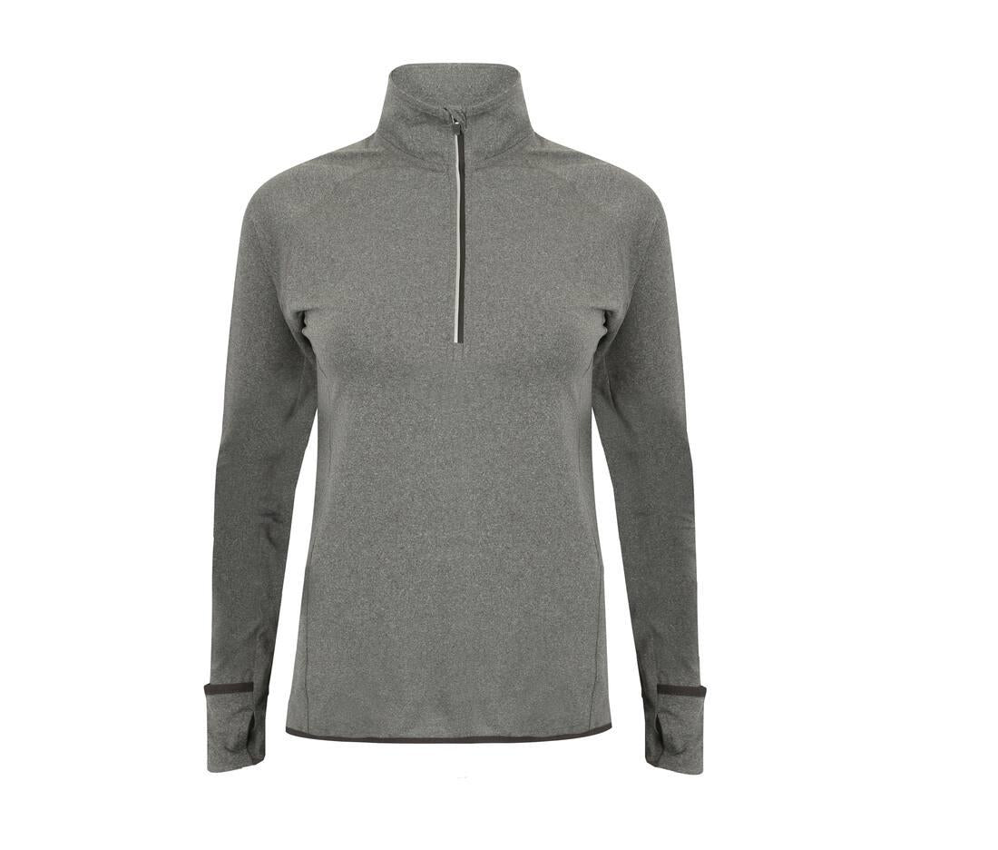 Tombo Ladies' Long Sleeved 1/4 Zip Top