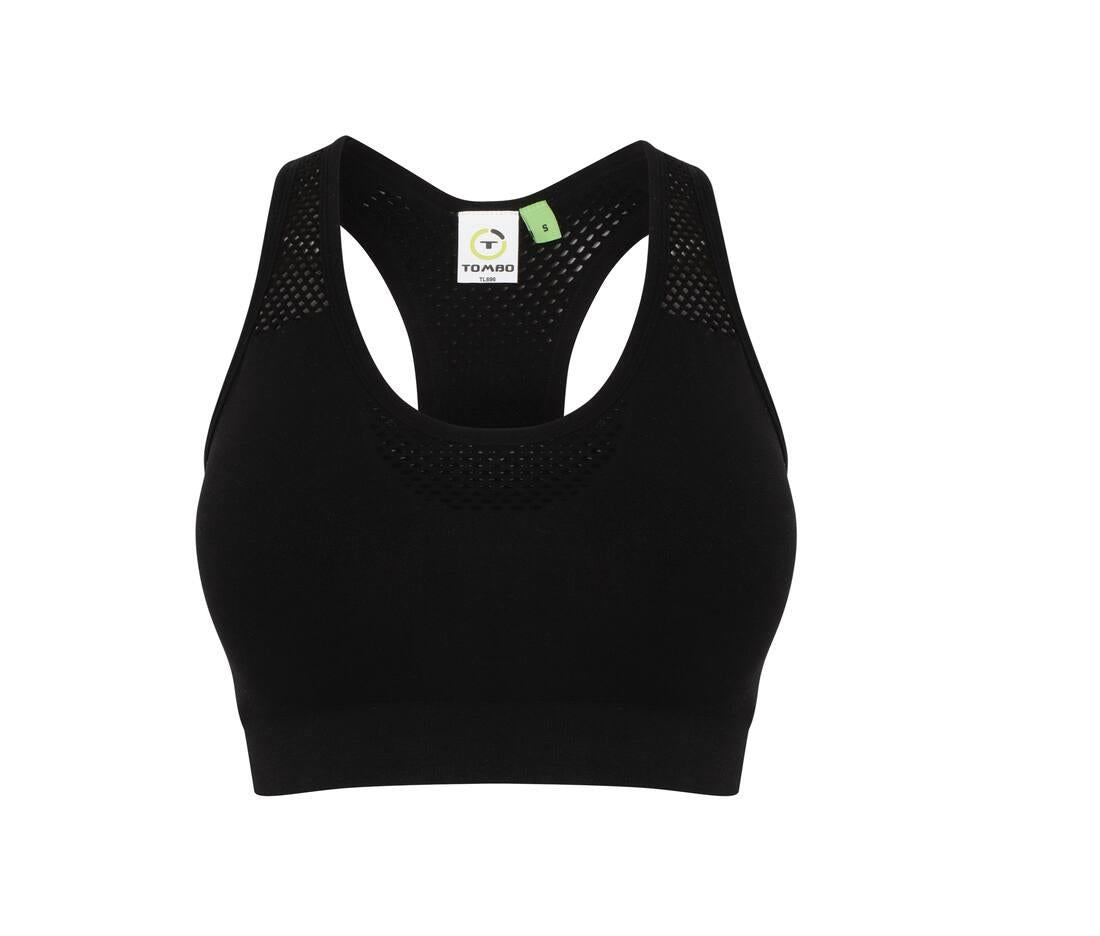 Tombo Ladies' Seamless Crop Top
