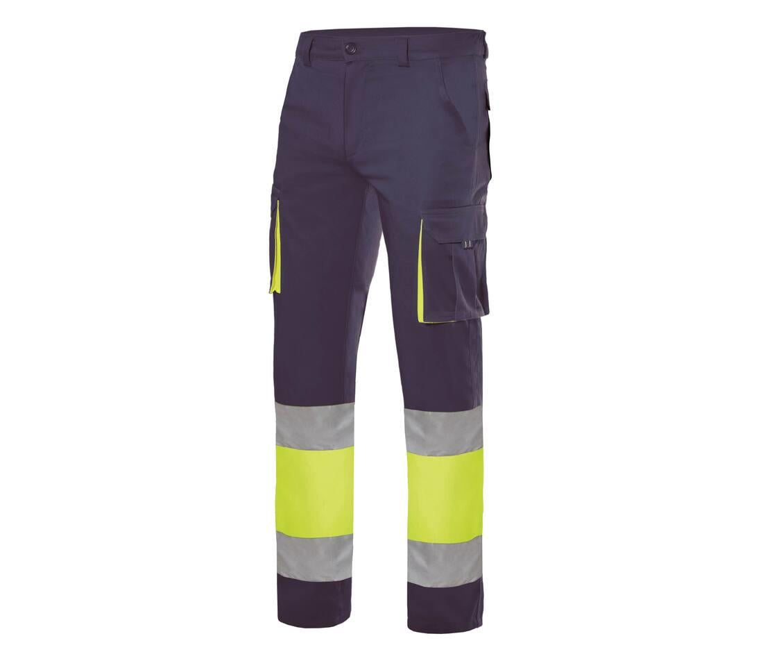 Velilla Two-tone High Visibility Multi-pocket Stretch Trousers