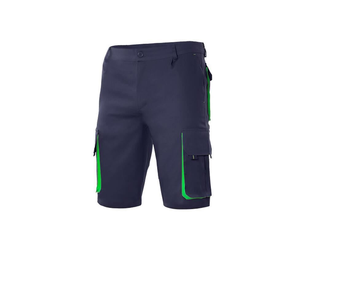 Velilla Two-tone Multi-pocket Bermuda Shorts