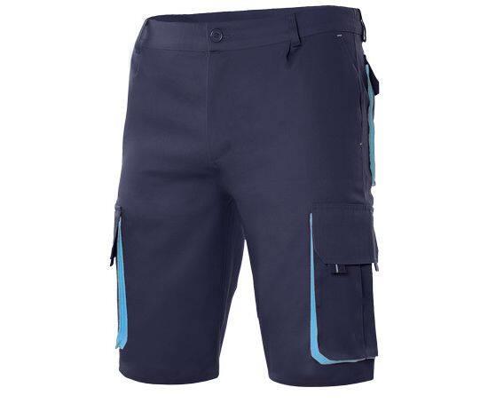 Velilla Two-tone Multi-pocket Bermuda Shorts