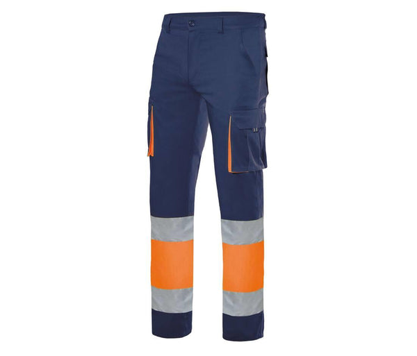 Velilla Two-tone High Visibility Multi-pocket Trousers