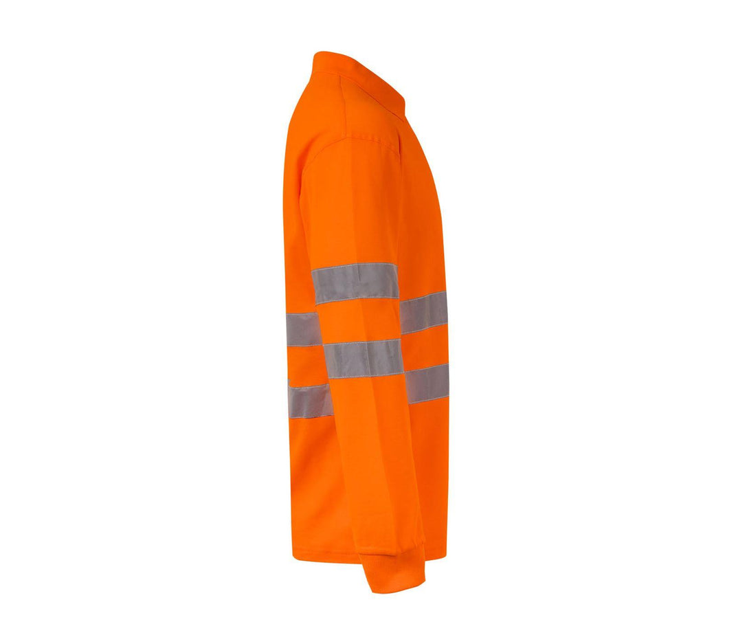 Velilla High Visibility Ls Cotton Polo Shirt