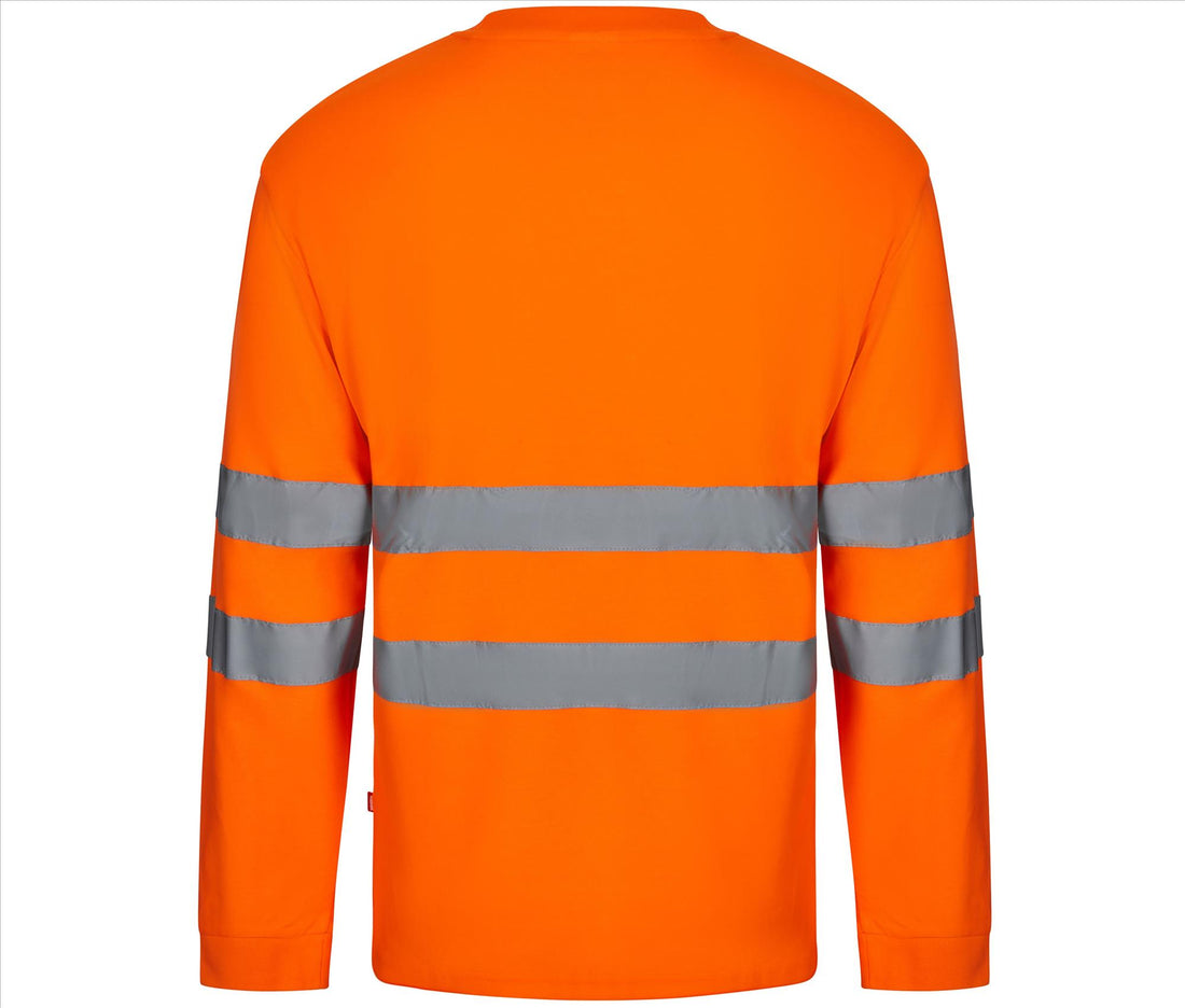 Velilla Coton/polyester Ls High Visibility T-shirt