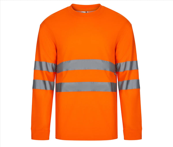 Velilla Coton/polyester Ls High Visibility T-shirt