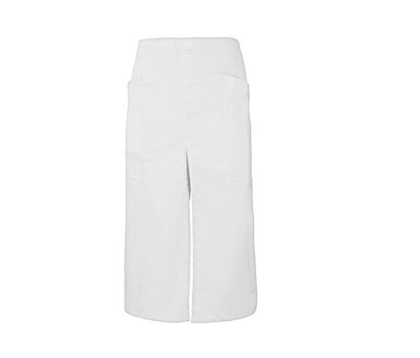 Velilla Long Apron With Opening And Pockets