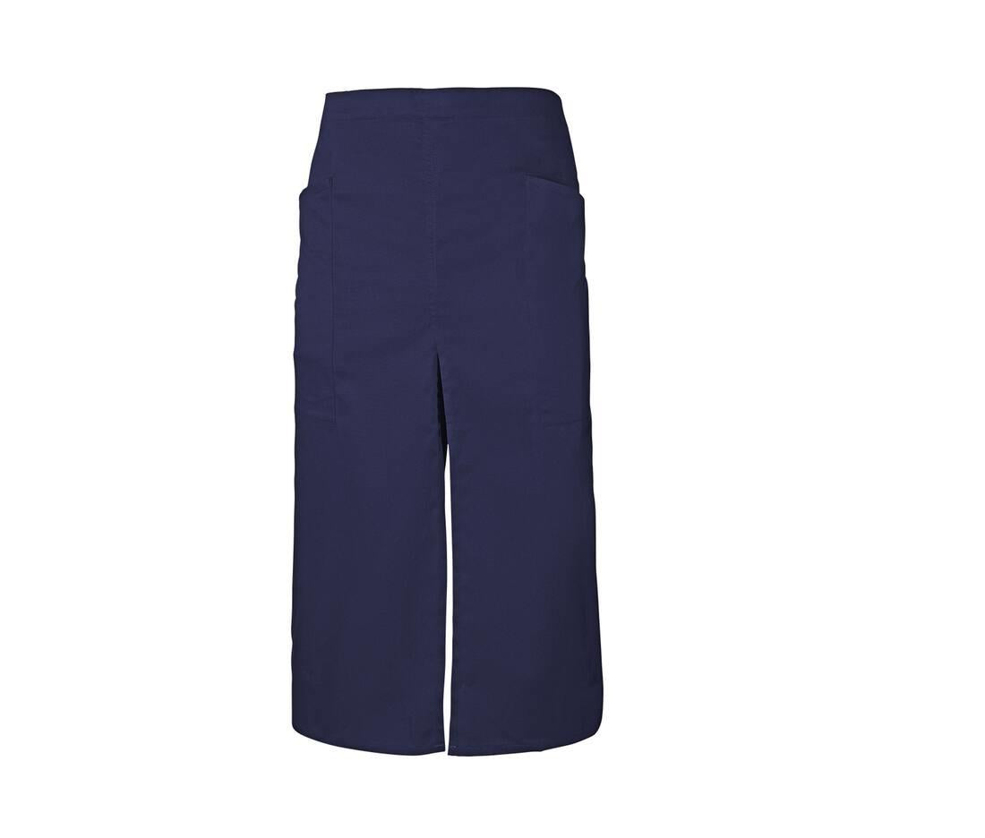 Velilla Long Apron With Opening And Pockets