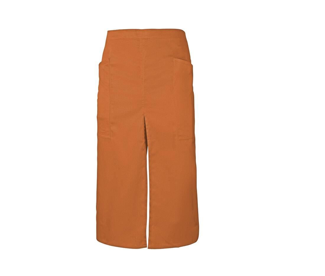Velilla Long Apron With Opening And Pockets