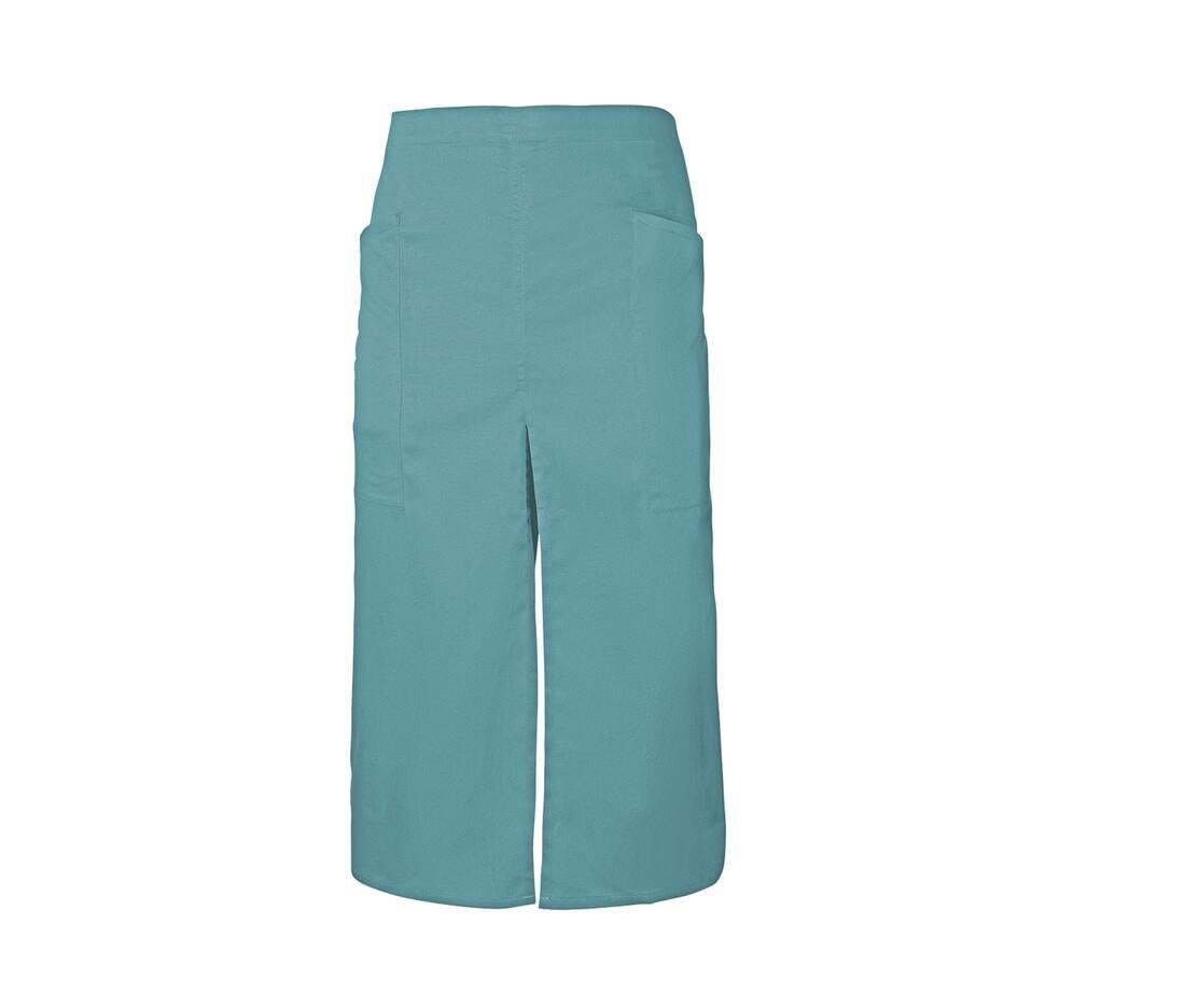 Velilla Long Apron With Opening And Pockets