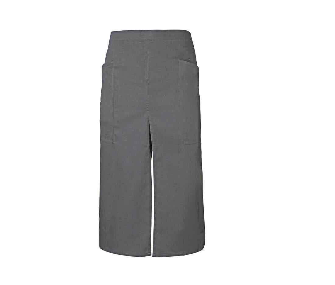 Velilla Long Apron With Opening And Pockets