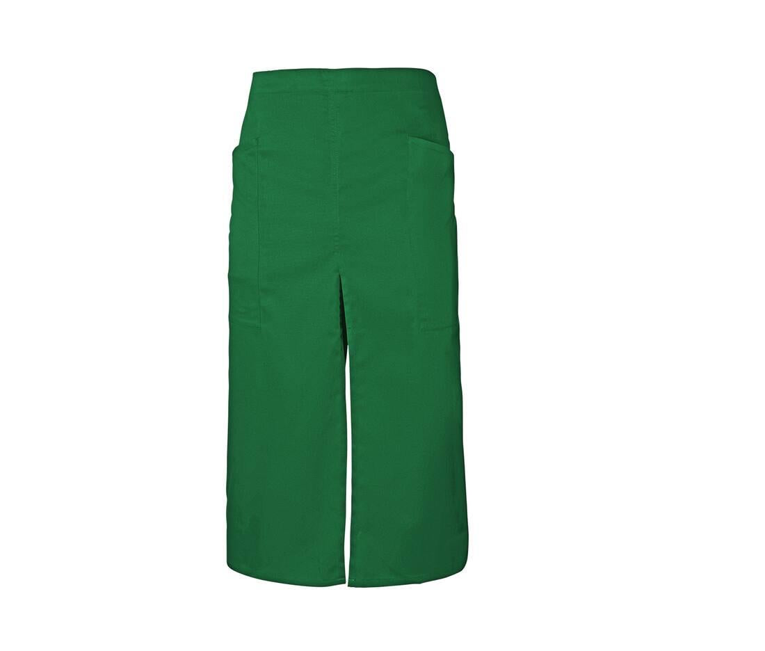 Velilla Long Apron With Opening And Pockets