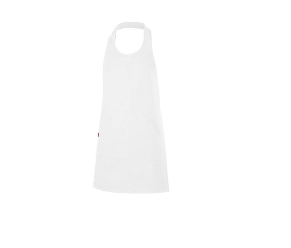 Velilla Short Buttoned Bib Apron