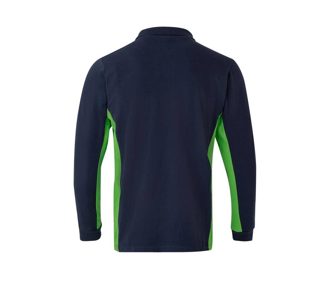 Velilla Two-tone Long-sleeve Polo Shirt