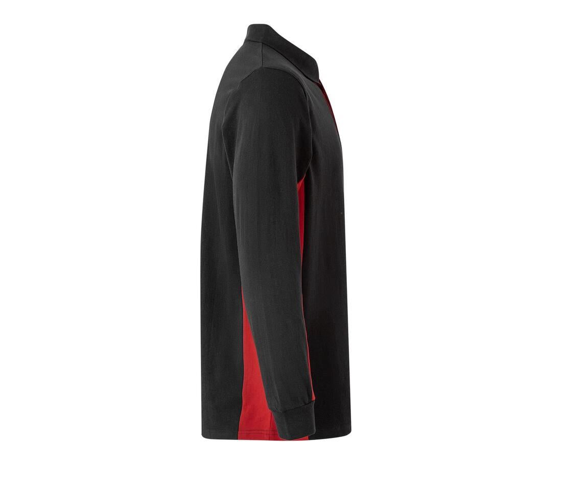 Velilla Two-tone Long-sleeve Polo Shirt