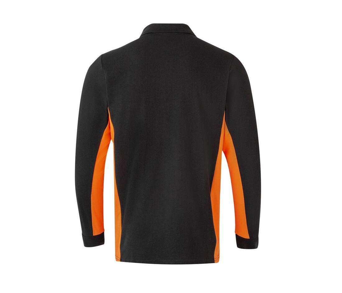 Velilla Two-tone Long-sleeve Polo Shirt