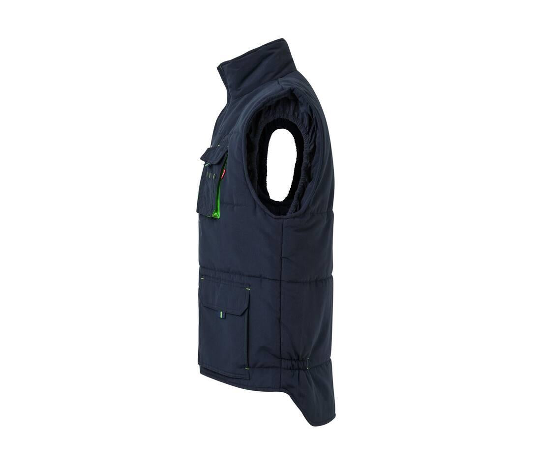 Velilla Two-tone Multi-pocket Padded Vest
